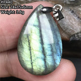 Yellow Labradorite Pendant Silver Crystal Reiki Healing Moonstone Gemstone