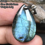 Yellow Labradorite Pendant Silver Crystal Reiki Healing Moonstone Gemstone