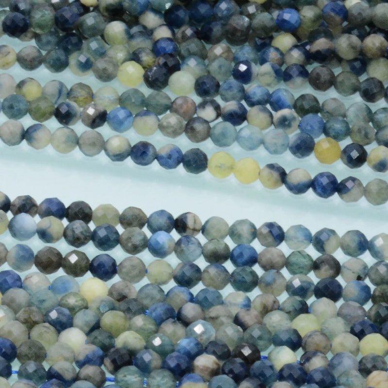 Natural Yellow Sapphire Faceted Round Beads 3.3mm Nigerian