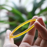 Yellow Chalcedony Round Bracelet Boutique Jewelry Women's Yellow Agate