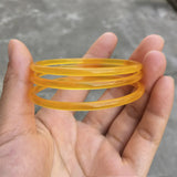 Yellow Chalcedony Round Bracelet Boutique Jewelry Women's Yellow Agate