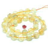 Natural Yellow Citrine Faceted Double Terminated Point Loose Beads