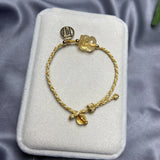 Yellow Citrines PIXIU Bracelet for Health Wealth Lucky Gift