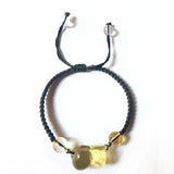 Yellow Citrines PIXIU Bracelet for Health Wealth Lucky