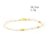 Yellow Citrine Quartz Crystal Beads Bracelet Lucky Jewelry Yoga Amulet