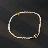 Yellow Citrine Quartz Crystal Beads Bracelet Lucky Jewelry Yoga Amulet