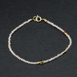 Yellow Citrine Quartz Crystal Beads Bracelet Lucky Jewelry Yoga Amulet