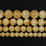 Natural Yellow Citrines Quartz Spacer Beads 6/8/10/12mm