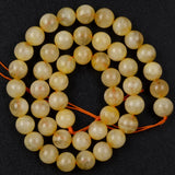 Natural Yellow Citrines Quartz Spacer Beads 6/8/10/12mm