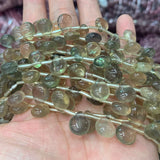Yellow Fluorite Stone Beads 15'' Drop DIY Loose Beads For Jewelry Making