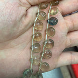 Yellow Fluorite Stone Beads 15'' Drop DIY Loose Beads For Jewelry Making