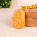 Hand-carved Horse Jade Pendant Men Women Zodiac Horse Necklace