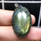 Labradorite Necklace Pendant Crystal Silver Moonstone Beads Gemstone AAAAA