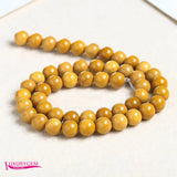 Natural Yellow Mookaite Stone Round Beads 6/8/10mm