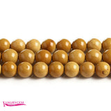 Natural Yellow Mookaite Stone Round Beads 6/8/10mm
