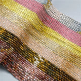 3mm Yellow Opal Beads Small Faceted Charm Spacer Beads