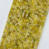 Yellow Opal Faceted Cube Beads for Jewelry Making