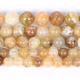 Yellow Opals Stone Round Beads for Jewelry Making 6/8/10/12mm DIY Bracelet