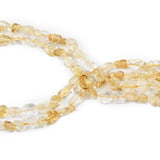 Yellow Quartz Gravel Crystal Spacer Beads 4~6mm for Jewelry Making