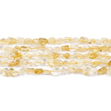 Yellow Quartz Gravel Crystal Spacer Beads 4~6mm for Jewelry Making