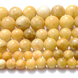 Round Natural Stone Beads for Jewelry Making DIY 4-12mm