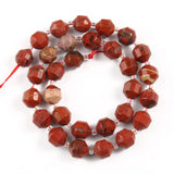 Yellow Tiger Eye Agates Faceted Loose Stone Beads 8/10MM