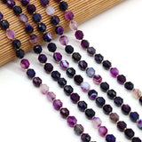 8mm Yellow Tiger Eye Agates Faceted Gem Stone Beads for Jewelry Making