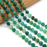 8mm Yellow Tiger Eye Agates Faceted Gem Stone Beads for Jewelry Making