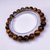 Yellow Tiger's Eye Beads Bracelet Unisex Jewelry