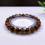 Yellow Tiger's Eye Beads Bracelet Unisex Jewelry