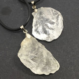 Natural Yellow Pink Crystal Raw Stone Mineral Specimens Pendant