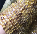 Yellow Fluorite Cube Beads for Bracelet Making