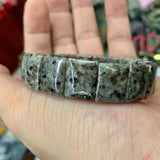 Yooperlite Flame Stone Beads Bracelet Gemstone Bangle