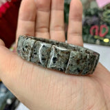 Yooperlite Flame Stone Beads Bracelet Gemstone Bangle