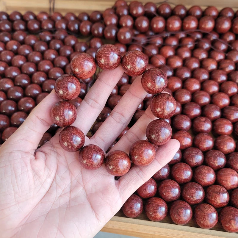 Zambian Rosewood Rosary Bracelet for Men