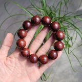 Zambian Rosewood Rosary Bracelet for Men