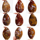 Red Agates Pendant Water Drop Heart Marquise Shape Bead