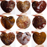 Red Agates Pendant Water Drop Heart Marquise Shape Bead