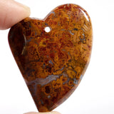 Red Agates Pendant Water Drop Heart Marquise Shape Bead