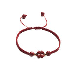 Zodiac Lucky Clover Red String Bracelet Chinese Style