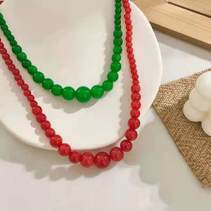 Agate Chalcedony Crystal Necklace Tower Chain Women's Necklace