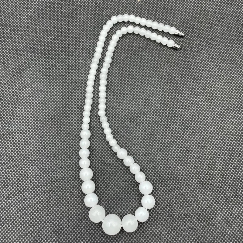 Agate Chalcedony Crystal Necklace Tower Chain Women's Necklace