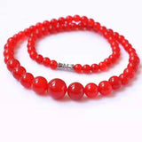 Agate Chalcedony Crystal Necklace Tower Chain Women's Necklace