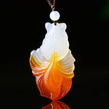 Good Fortune Jade Pendant Necklace for Women