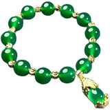 Agate Ice Green Chalcedony 925 Silver Plated Jewelry Set
