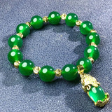 Agate Ice Green Chalcedony 925 Silver Plated Jewelry Set