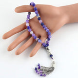 10mm Agate Stone Islamic Muslim Tasbih Bracelet Men's Women's Tesbih