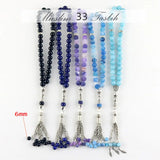 10mm Agate Stone Islamic Muslim Tasbih Bracelet Men's Women's Tesbih