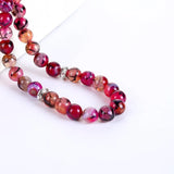 Natural Agate Stones Tasbih 99 Beads Rosary Muslim Misbaha Prayer Bracelet