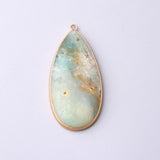 Amazonite Stone Pendant Necklace for Women